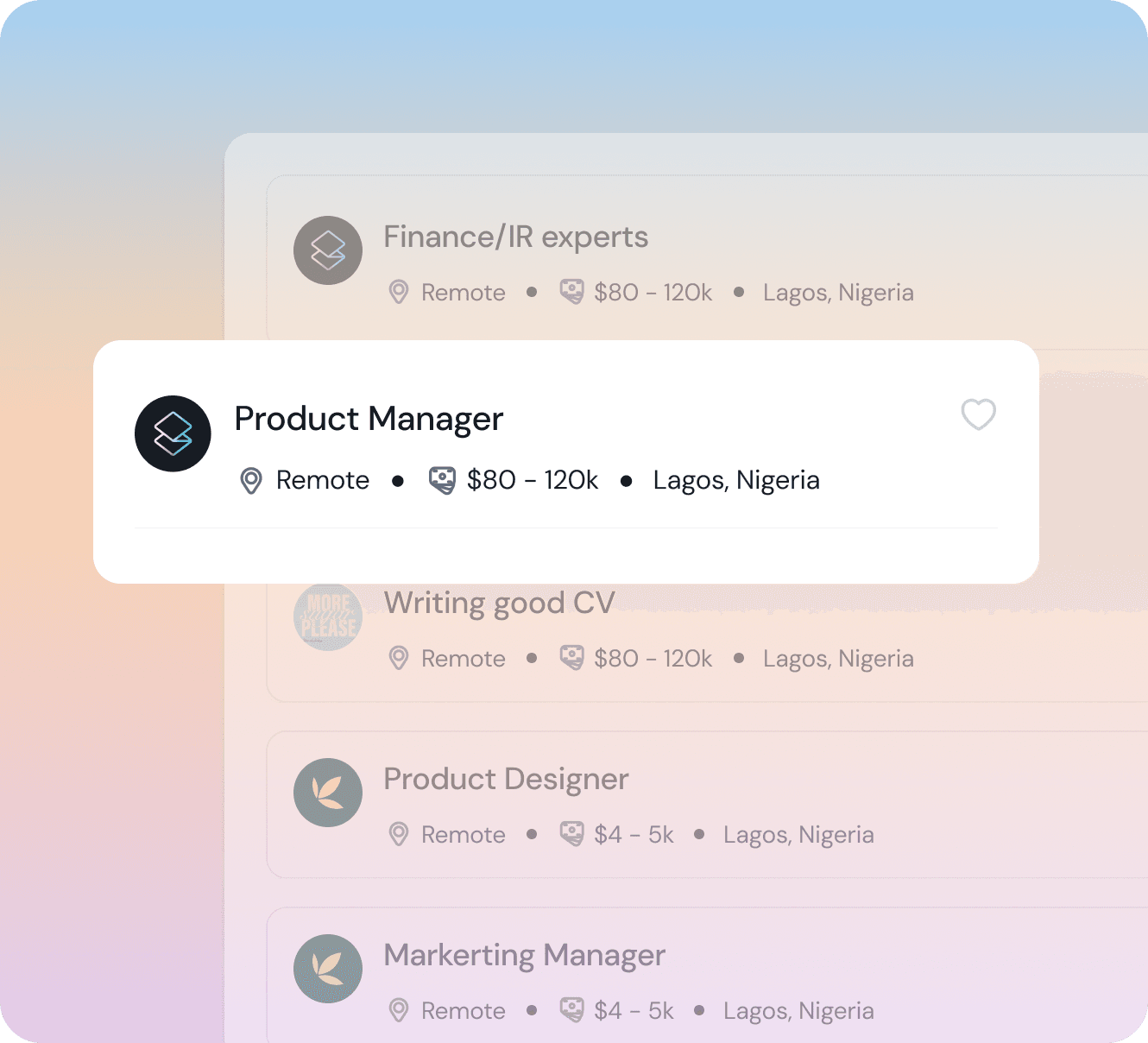 Apply for jobs and opportunities